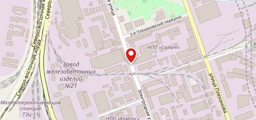 Столовая на карте