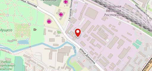 Столовая на карте