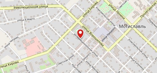Столовая на карте