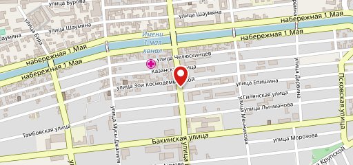 Столовая №100 на карте