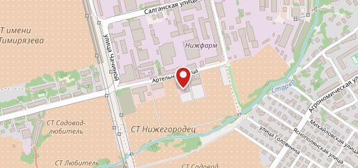 Столовая на Артельной 35 на карте