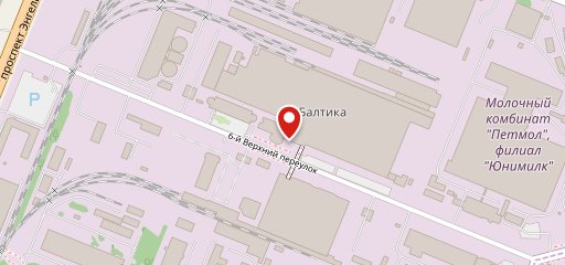 Столовая на Балтике на карте