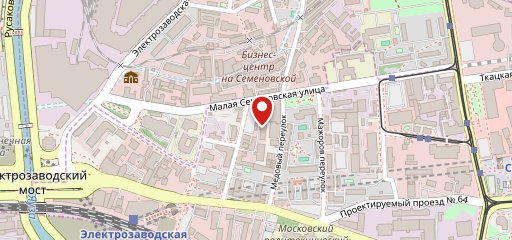 Столовая на Барабанном переулке на карте