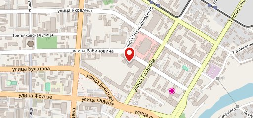 Столовая на Чернышевского на карте