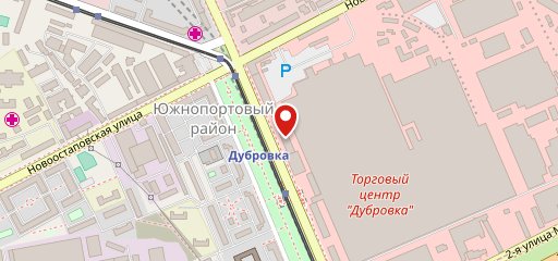 Столовая на Дубровке на карте