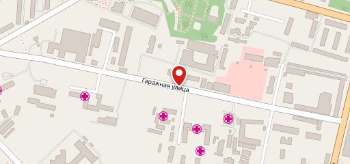 Столовая на Гаражной на карте
