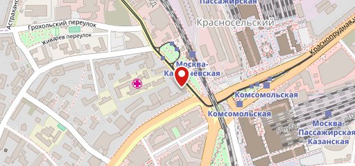 Столовая на Каланчёвской на карте