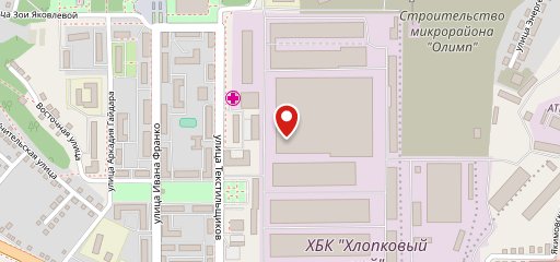 Столовая на ХБК на карте