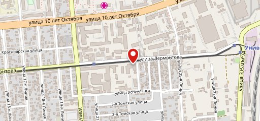 Столовая На Лермонтова Эталон на карте