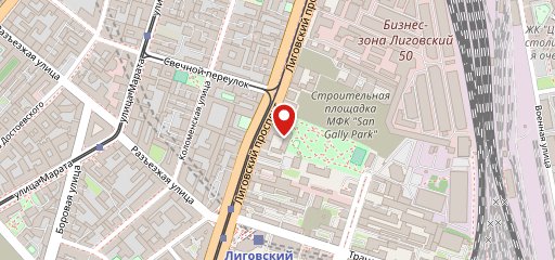 Столовая На Лиговском Проспекте на карте