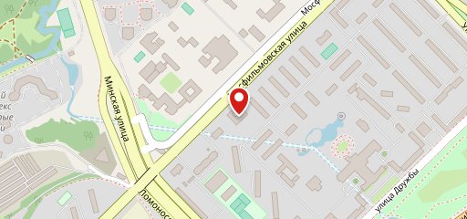 Столовая на Мосфильмовской на карте