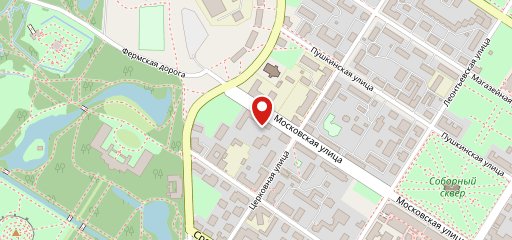 Столовая на Московской на карте
