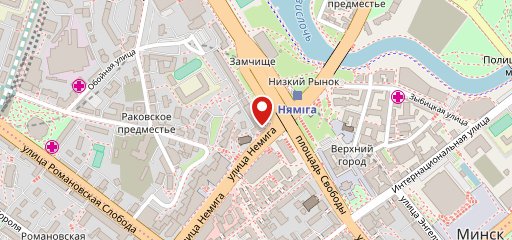 Столовая На Немиге на карте