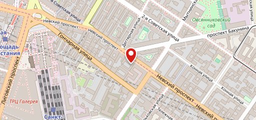 Столовая на Невском на карте