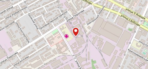 Столовая на Пирогова на карте