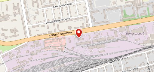 Столовая на Пушкина на карте