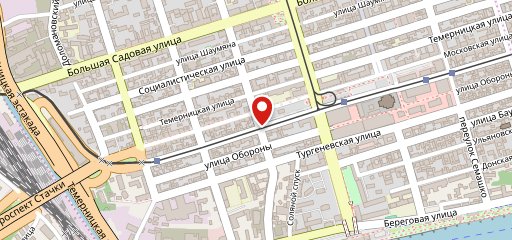 Столовая на Садовой на карте