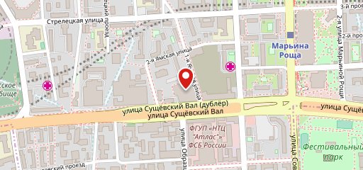 Столовая на Сущевском валу на карте