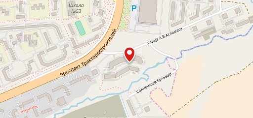 Столовая на Тракторостроителей на карте