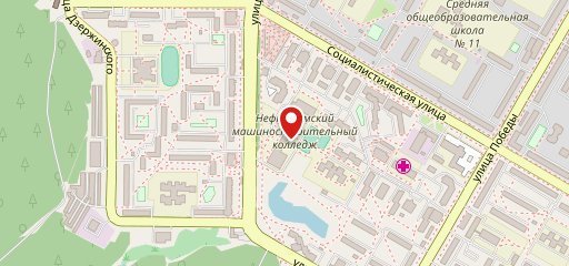 Столовая на карте
