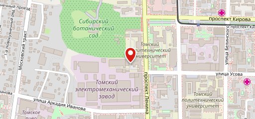Столовая НИ ТПУ на карте