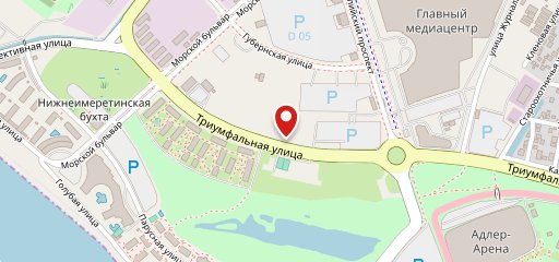Столовая на карте