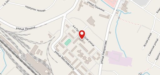Столовая на карте