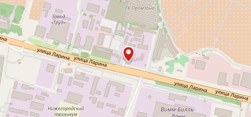 Столовая на карте