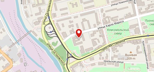 Столовая на карте