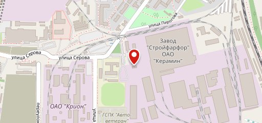 Столовая ОАО Керамин на карте