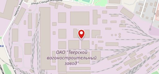 Столовая ОАО ТВЗ на карте