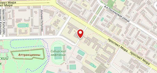 Столовая ОмГТУ на карте