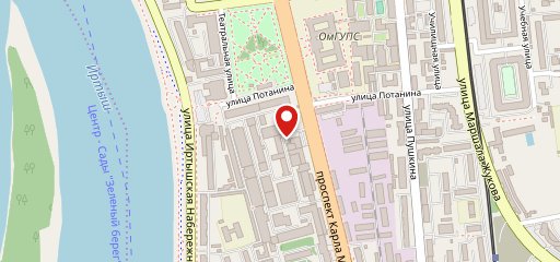 Столовая на карте