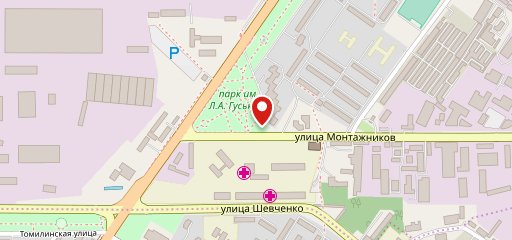 Столовая на карте