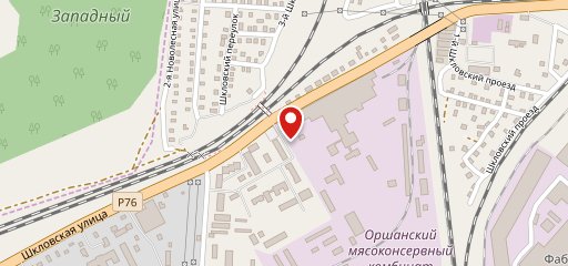 Столовая на карте