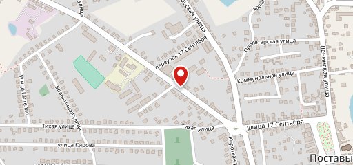 Столовая УО "Поставский государственный колледж" на карте