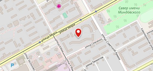 Столовая на карте