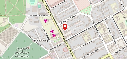 Первомайская на карте