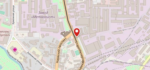 Столовая "Петергофский" на карте