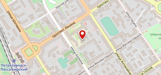 Столовая ПетрГУ на карте