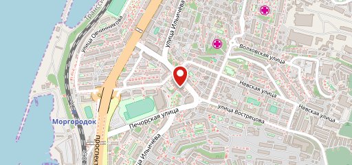 Столовая при администрации Первореченского района на карте