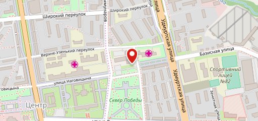 Столовая при Госсовете УР на карте