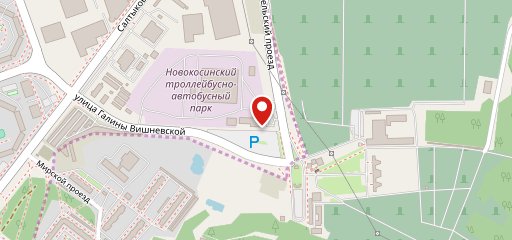 Столовая при мосгортрансе на карте