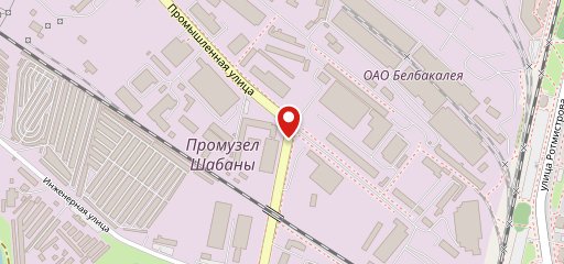 Столовая в промзоне Шабаны на карте
