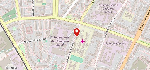 Столовая Приорбанк на карте