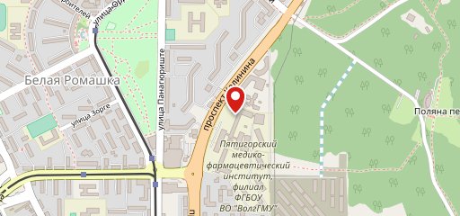 Столовая, Пятигорский государственный университет на карте