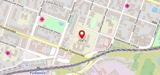 Столовая на карте