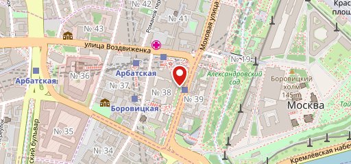 Столовая РГБ на карте