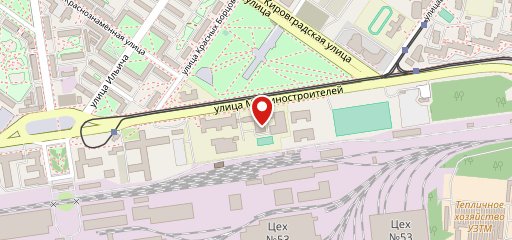 Столовая РГППУ на карте