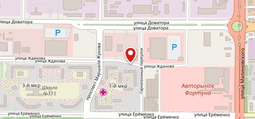 Столовая на карте
